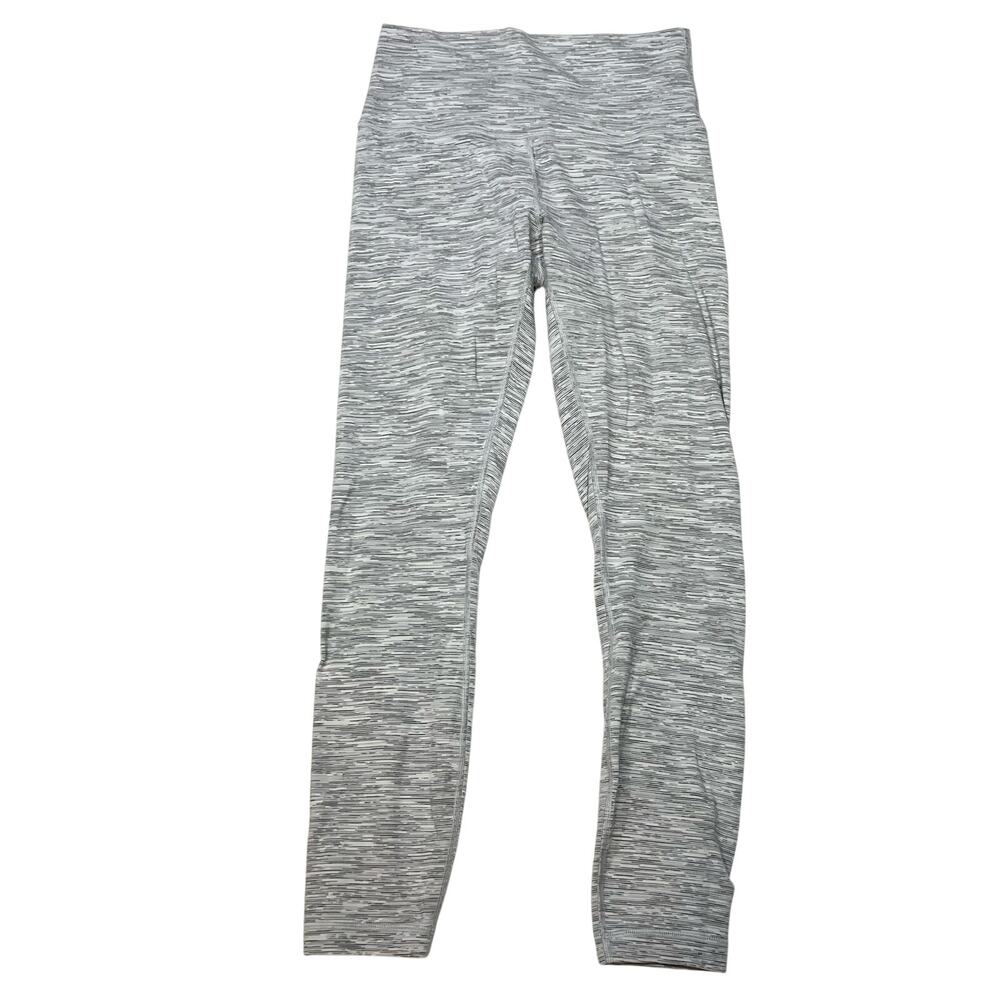Lululemon Align Pant II 25 Mini Space Dye Herringbone Heathered Leggings Size 6